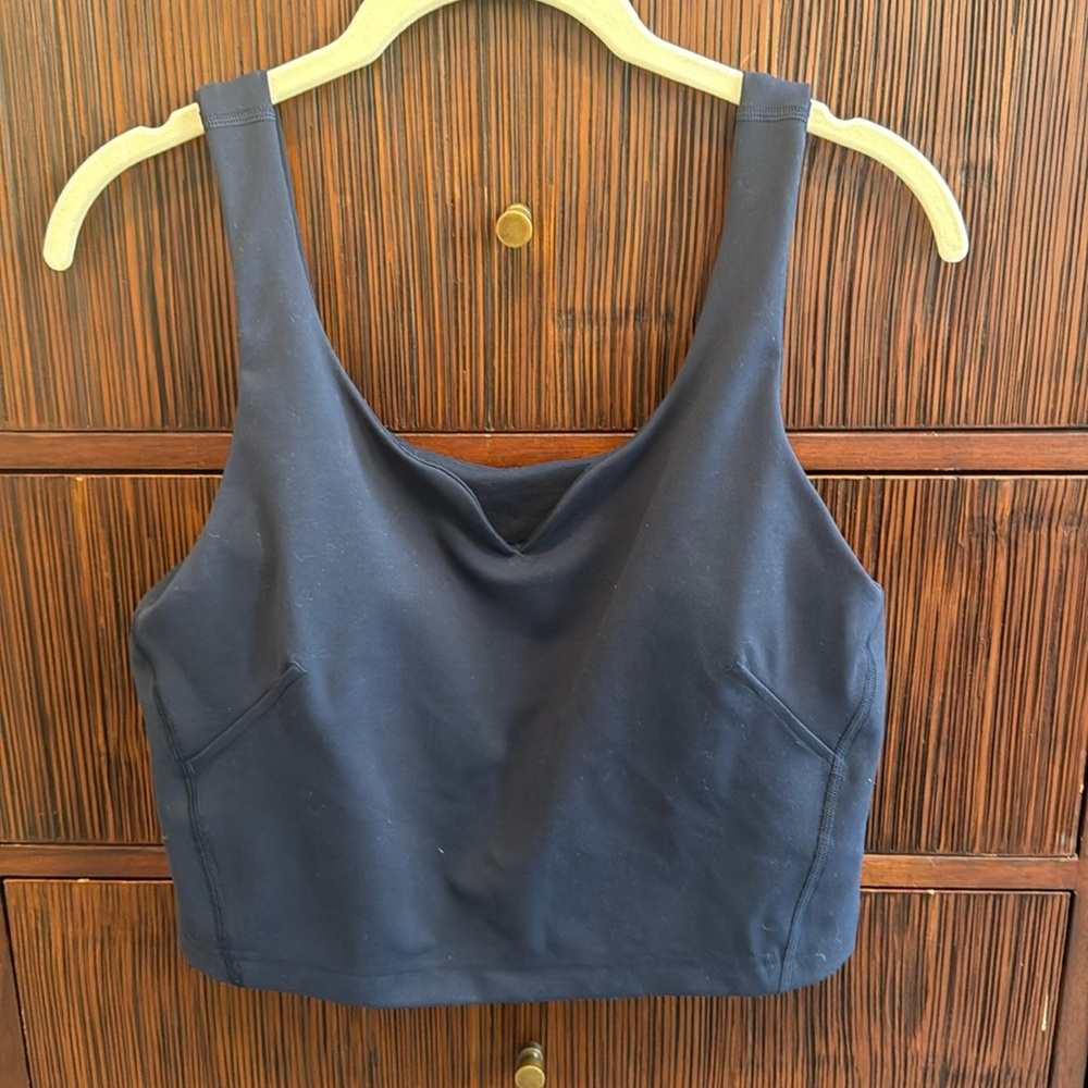 Lululemon Wunder Train Sweetheart Tank Top Medium Support, B/C Cup. Navy